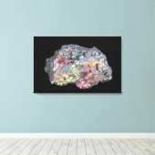 Goethite Showing Iridescence Leinwanddruck (Insitu (Holzboden))