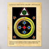 GOETIA die SORCERORS TRIANGLE Poster (Vorne)