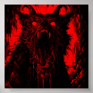 GOETIC FACEPEELER   Matt Paper Print Poster