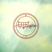 Goetic Sigil of Bune (Bim) Fensteraufkleber (Blatt 3)
