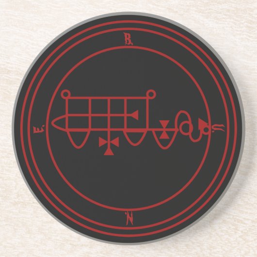 Goetic Sigil of Bune (Bim) Getränkeuntersetzer (Vorne)