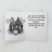 Goetischer Adel Fürst Stolas und König Paimon Karte (Innenseite)