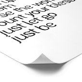 Gof für lange Spaziergänge Poster (Ecke)