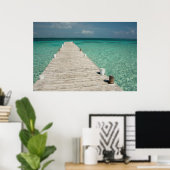 Goff Caye, a popular Barrier Reef Island Poster (Heimbüro)