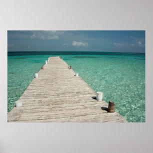 Goff Caye, a popular Barrier Reef Island Poster