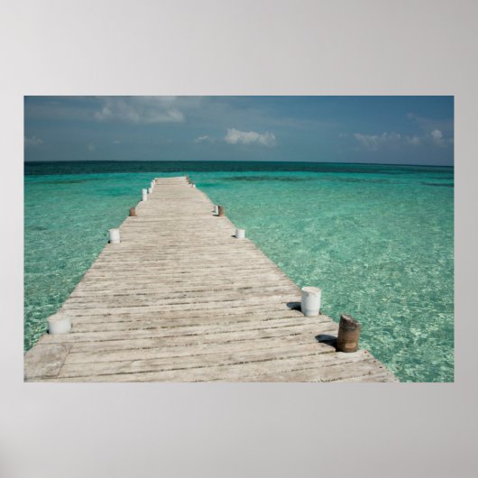 Goff Caye, a popular Barrier Reef Island Poster (Vorne)