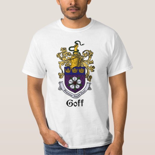 Goff Familienwappen/Wappen T - Shirt (Vorderseite)