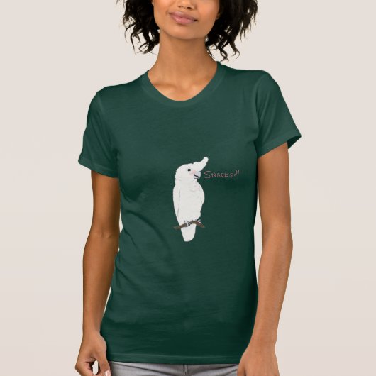 Goffin Cockatoo: Imbisse?! T-Shirt (Vorderseite)