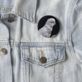 Goffin's Cockatoo-Abzeichen Button (Beispiel)