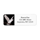 Goffin's Cockatoo-individualisierbares Label (Vorne)