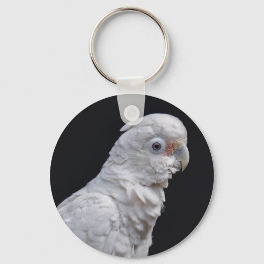 Goffin's Cockatoo-Keyring Schlüsselanhänger (Vorderseite)