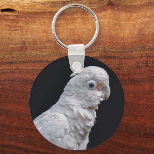 Goffin's Cockatoo-Keyring Schlüsselanhänger (Vorderseite)
