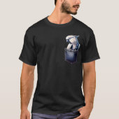 Goffins Cockatoo Parrot in Pocket Bird Lover T-Shirt (Vorderseite)