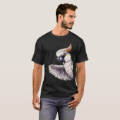 Goffins Cockatoo Parrot mit Sonnenbrille Funny Say T-Shirt (Vorne ganz)
