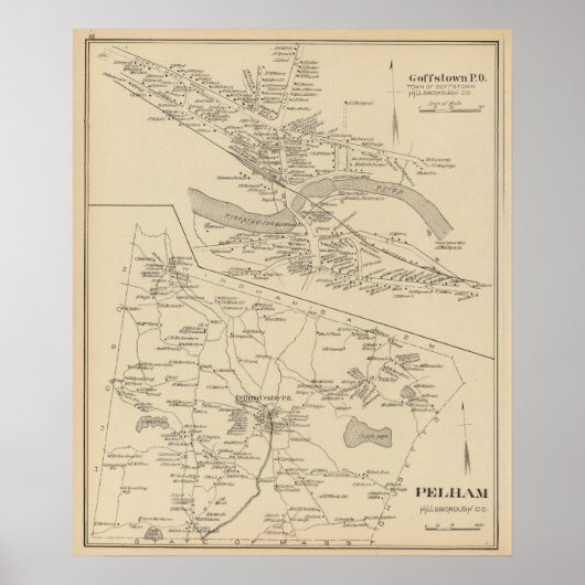 Goffstown PO, Pelham Poster (Vorne)