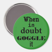 GOGGLE MAGNET (Vorderseite/Rückseite)