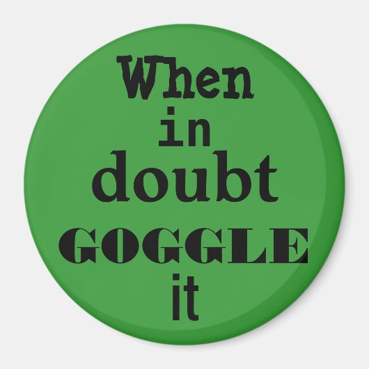 GOGGLE MAGNET (Vorne)