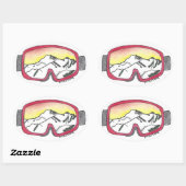 Goggle Reflection Aufkleber (Blatt)