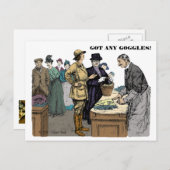 Goggles Postkarte (Vorne/Hinten)