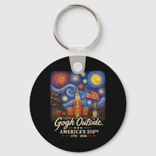 Gogh Draußen 250. Jubiläum 1776 2026 Male Die Schlüsselanhänger