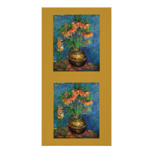 Gogh Fritillarien in Vasenblüten Frieden Liebe Kun Poster
