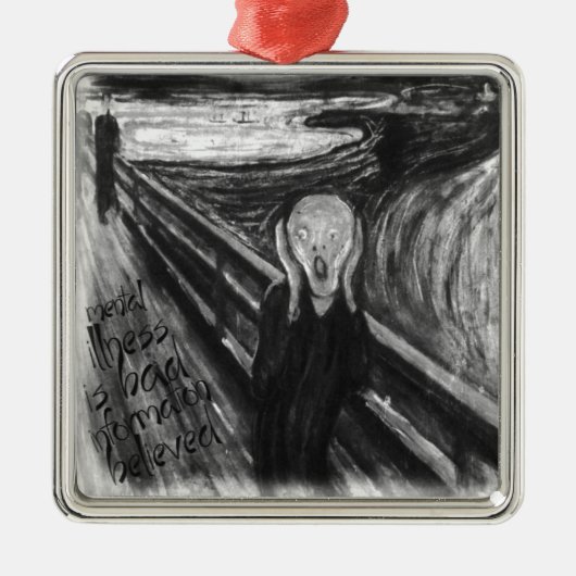 Gogh GeistesRemake: Der Schrei durch Edvard Munch Ornament Aus Metall (Vorne)