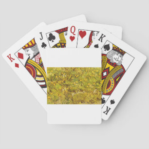 Gogh gelbe Blüten-wunderliche Hochzeit Spielkarten