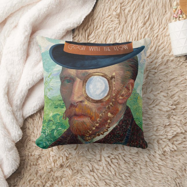Gogh mit Durchlaufwirbelkissen Kissen (Decke)