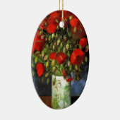 Gogh rotes keramik ornament (Rechts)