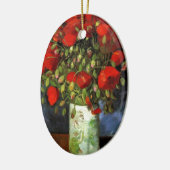 Gogh rotes keramik ornament (Links)