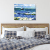 Gogh Seascape bei Les Saintes-Maries-de-la-Mer Leinwanddruck (Insitu (Schlafzimmer))