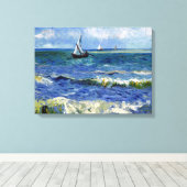 Gogh Seascape bei Les Saintes-Maries-de-la-Mer Leinwanddruck (Insitu (Holzboden))