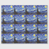Gogh , “Starry Night” Geschenkpapier (Flach)