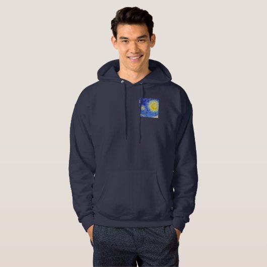 Gogh , “Starry Night” Hoodie (Vorne ganz)