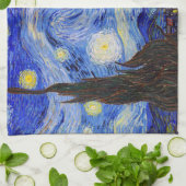 Gogh , “Starry Night” Küchentuch (Gefaltet)