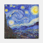 Gogh , “Starry Night” Magnet (Vorne)