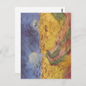Gogh, Vincent van Getreidefeld mit den Raben 1890 Postkarte (Vorne/Hinten)