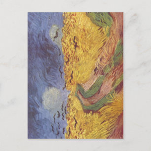 Gogh, Vincent van Getreidefeld mit den Raben 1890  Postkarte