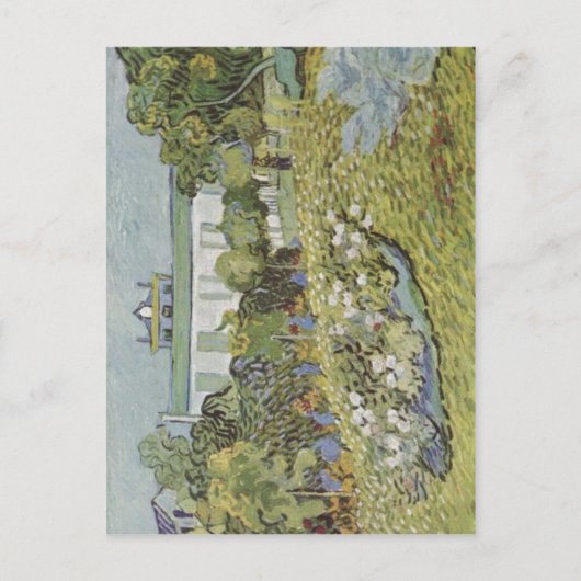 Gogh, Vincent Willem van Der Garten Daubignys 1890 Postkarte (Vorderseite)