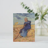 Gogh, Vincent Willem van Die Hirtin 1889 Technique Postkarte (Stehend Vorderseite)