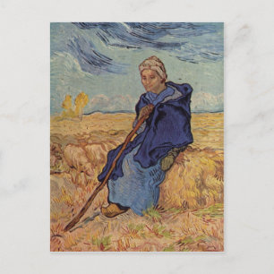 Gogh, Vincent Willem van Die Hirtin 1889 Technique Postkarte