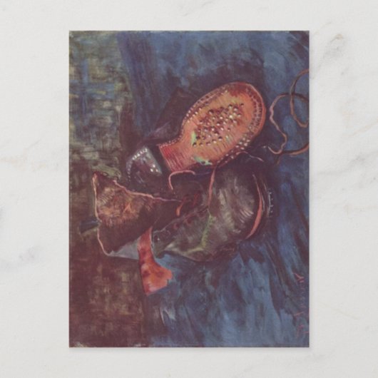 Gogh, Vincent Willem van Stilleben, Ein Paar Schuh Postkarte (Vorderseite)