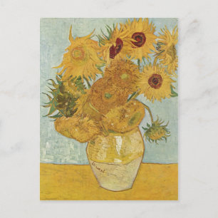 Gogh, Vincent Willem van Stilleben mit 12 Sonnenbl Postkarte
