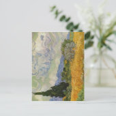 Gogh, Vincent Willem van Weizenfeld mit Zypressen Postkarte (Stehend Vorderseite)
