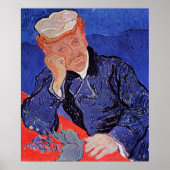 Goghs Gemälde, Porträt von Dr. Gachet, Poster (Vorne)