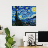 Gogh's Sternennachtplakat Poster (Heimbüro)