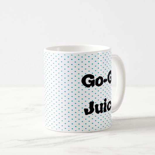 GoGo-Juice-Tasse Kaffeetasse (VorderseiteRechts)