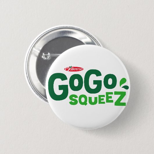 GoGo squeeZ Logo Button (Vorne & Hinten)