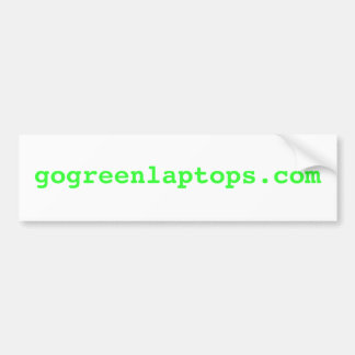 gogreenlaptops.com autoaufkleber