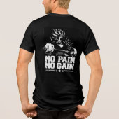 Gohan Trainingsanzug-Shirt Tri-Blend Shirt (Rückseite)